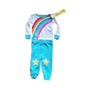 NWT The Children's Place Infant Rainbow Pajama Matching PJ Sleep Set 3-6 Months